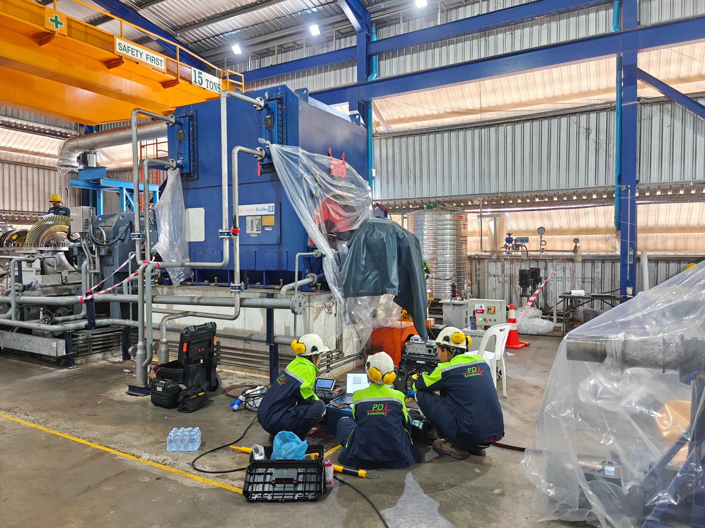 Offline PD Test for Generator 11kV