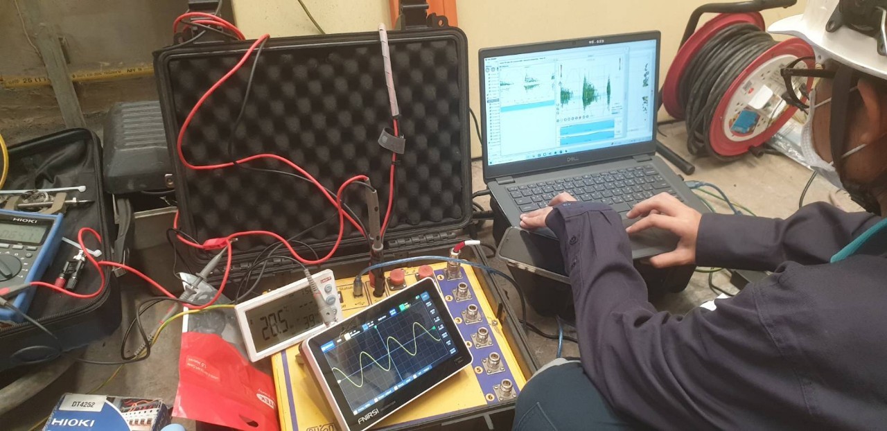 Offline PD Test for 21kV Motor