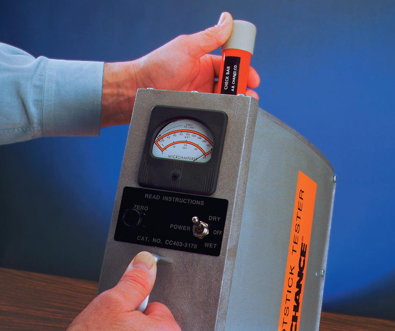 Wet/Dry Hot Stick Tester